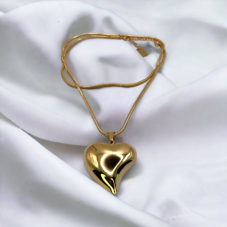 Big Gold Heart | Necklaces