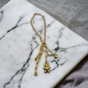 Teddy Gold Necklace | Necklaces