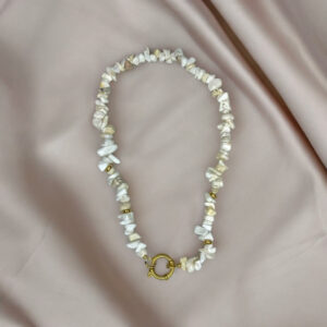 White Stone Necklace