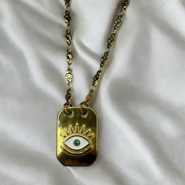 Handmade Eye Necklace-2